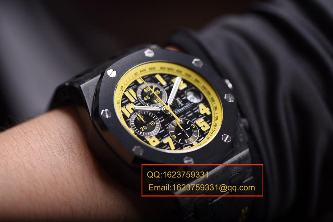 【独家 Video analysis JF一比一超A高仿手表】Audemars Piguet  Royal Oak Offshore 系列26176FO.OO.D101CR.03《Audemars Piguet 大黄蜂》 wrist watch  / APCI26176FO