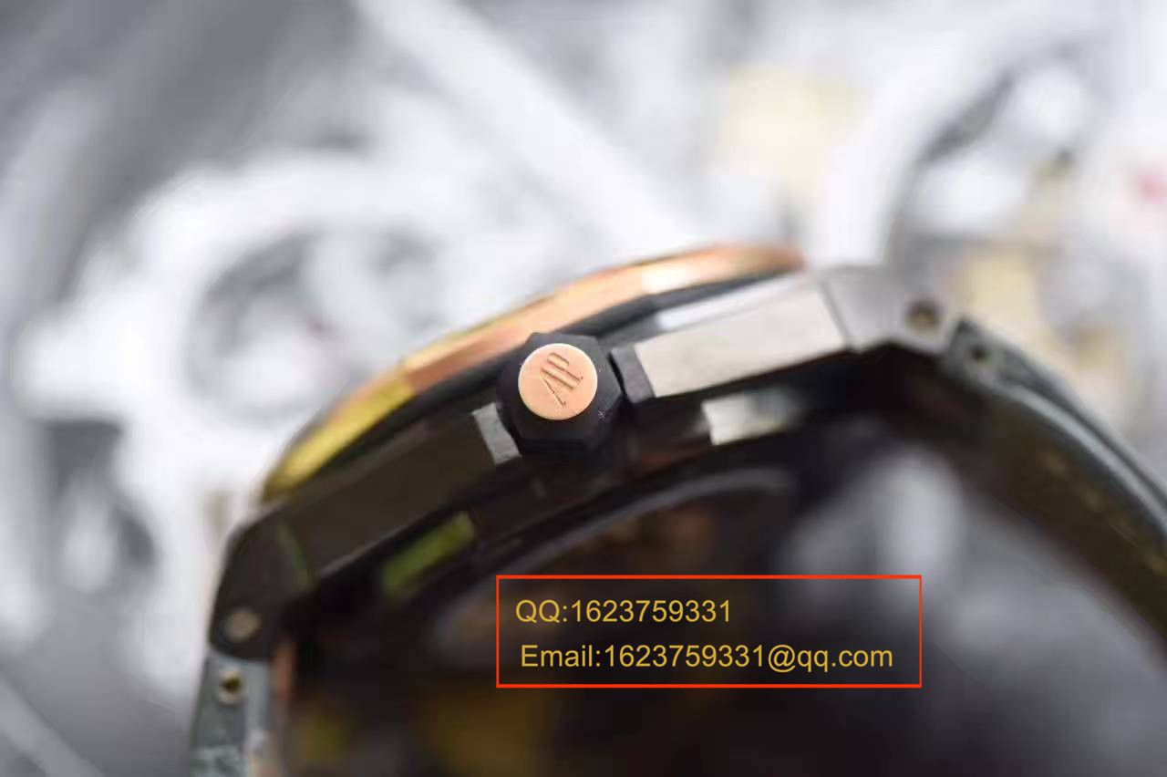 【JF Factory 一比一高仿手表】APAudemars Piguet 皇家橡树15703系列 马会女皇杯男表《真皮 watchband  》 / APBF094B