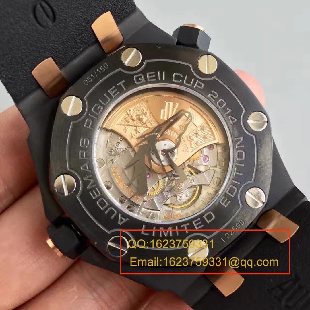 【JF Factory 一比一精仿手表】APAudemars Piguet  Royal Oak Offshore 15703系列马会女皇杯特别版 wrist watch 《橡胶 watchband  款》 / AP094