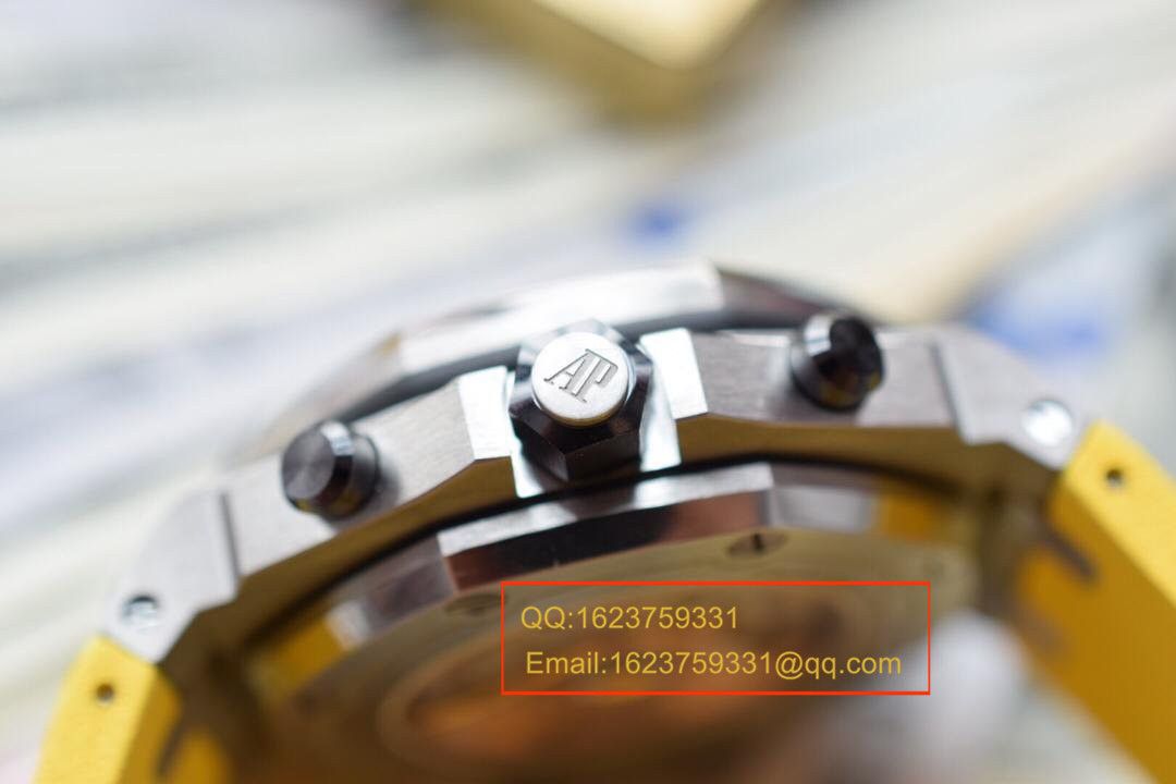 【视频解析】JF Factory 1:1精仿手表之Audemars Piguet  Royal Oak Offshore 系列26703ST.OO.A051CA.01机械男表 / AP025B