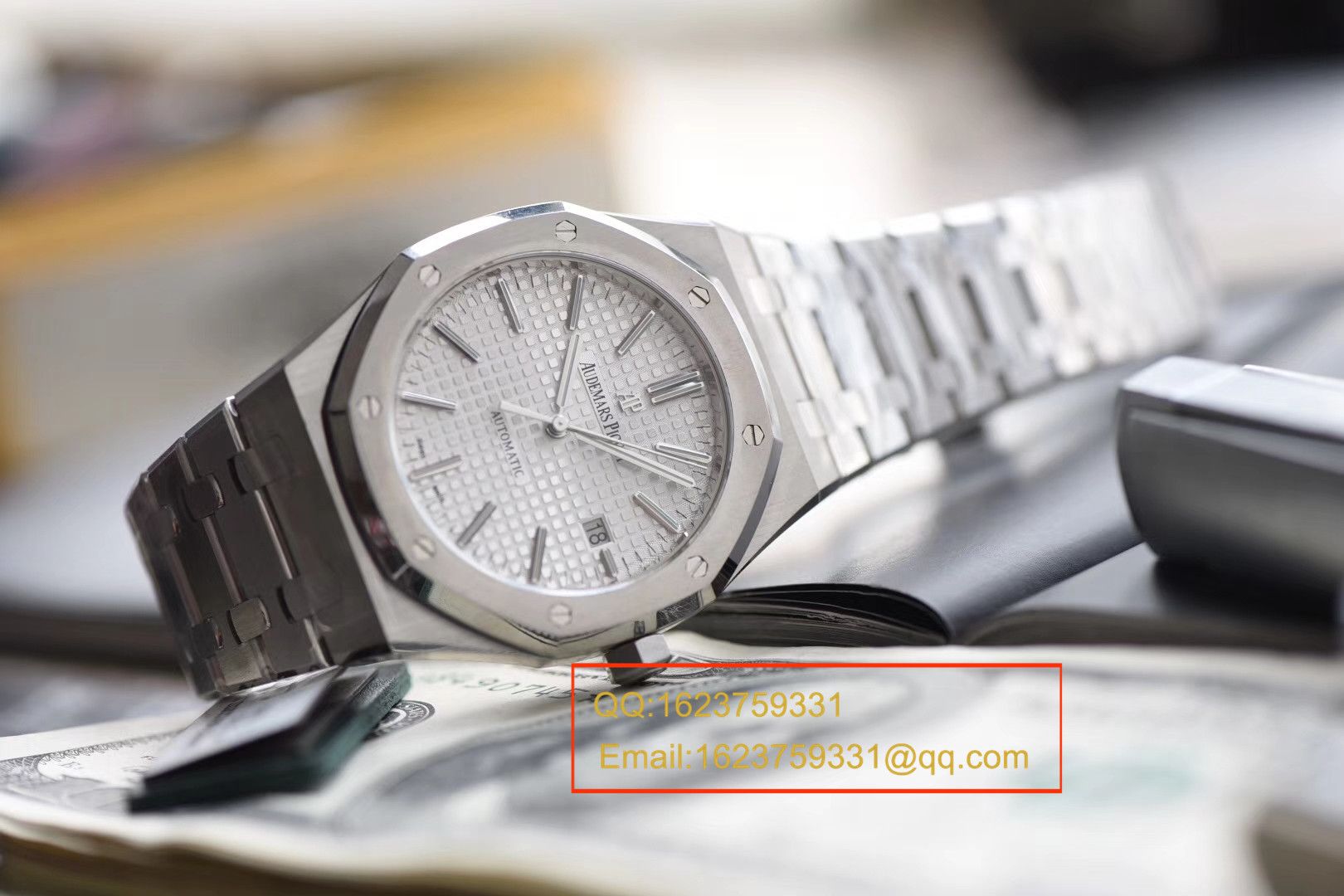 【视频解说】JF Factory 一比一高精仿手表之Audemars Piguet 皇家橡树系列15400ST.OO.1220ST.02男表 / APBF022B