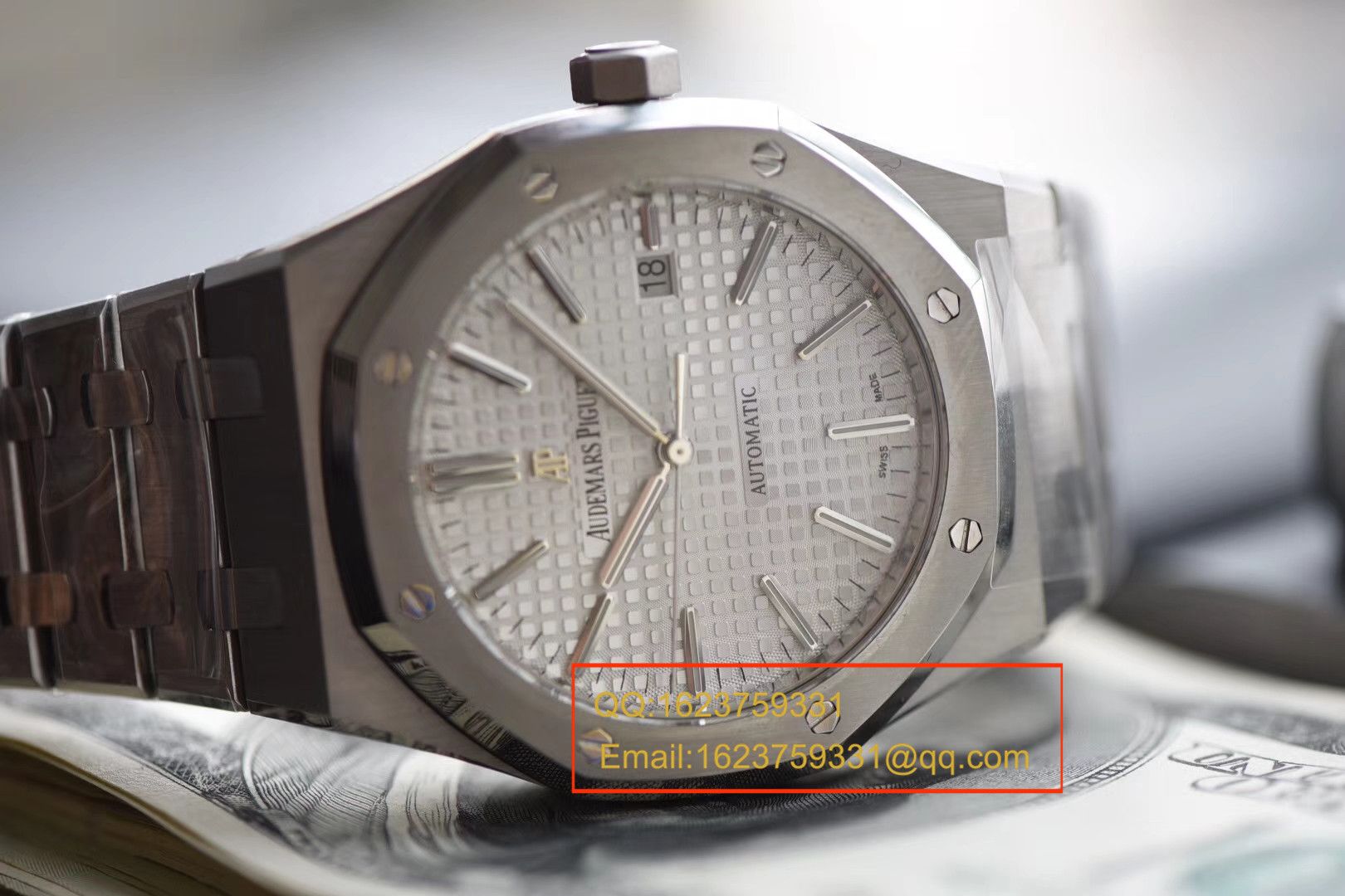 【视频解说】JF Factory 一比一高精仿手表之Audemars Piguet 皇家橡树系列15400ST.OO.1220ST.02男表 / APBF022B