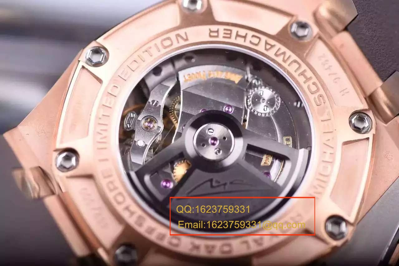【独家 Video analysis JF Factory 一比一复刻高仿手表】Audemars Piguet 舒马赫限量版26568OM.OO.A004CA.01男表 / JF AP 26568OM