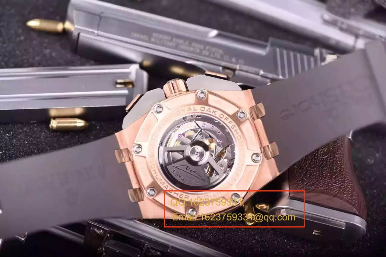 【独家 Video analysis JF Factory 一比一复刻高仿手表】Audemars Piguet 舒马赫限量版26568OM.OO.A004CA.01男表 / JF AP 26568OM