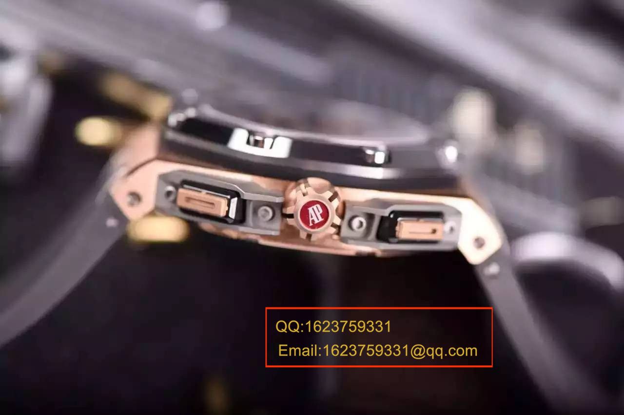 【独家 Video analysis JF Factory 一比一复刻高仿手表】Audemars Piguet 舒马赫限量版26568OM.OO.A004CA.01男表 / JF AP 26568OM