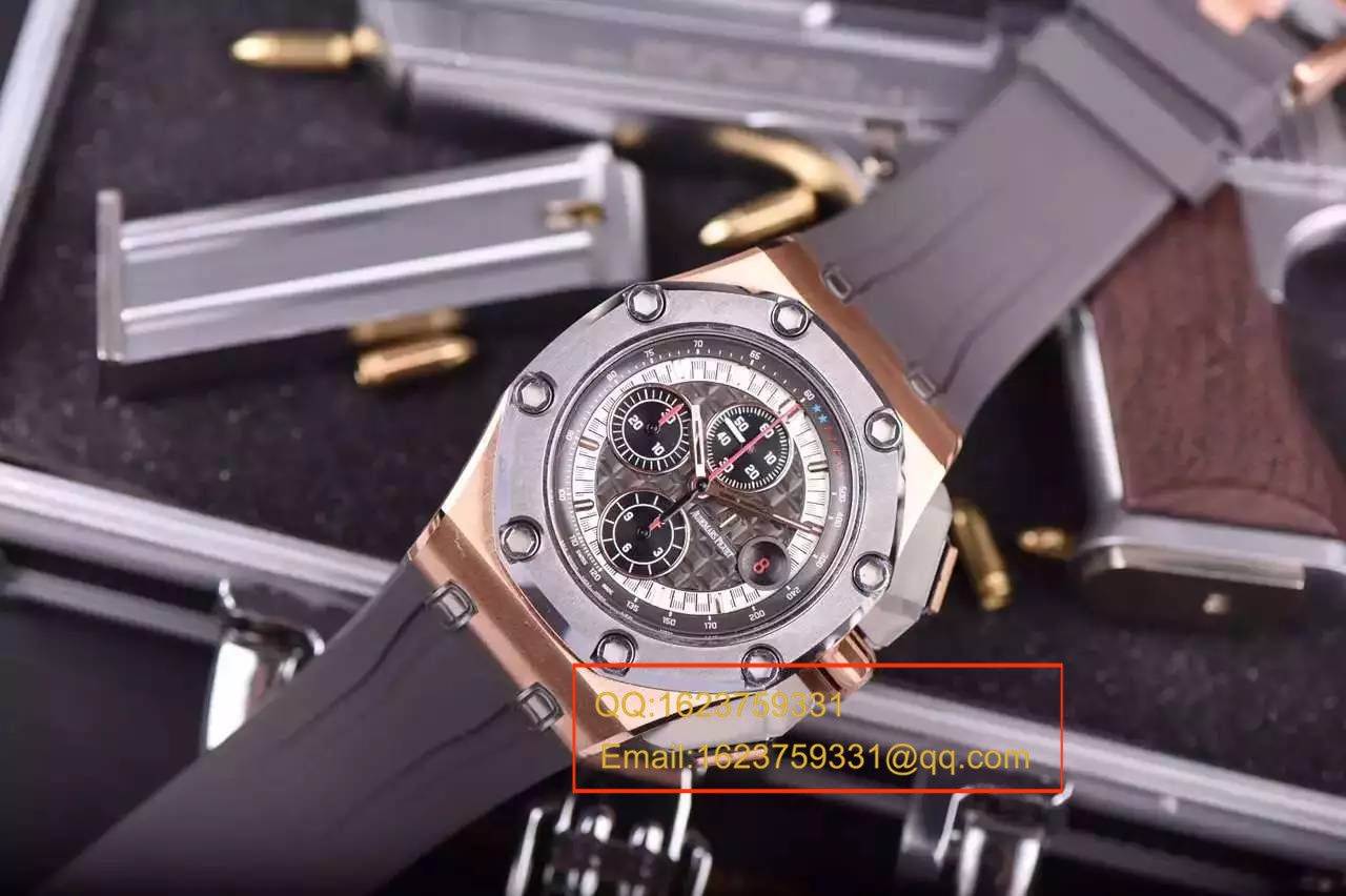 【独家 Video analysis JF Factory 一比一复刻高仿手表】Audemars Piguet 舒马赫限量版26568OM.OO.A004CA.01男表 / JF AP 26568OM