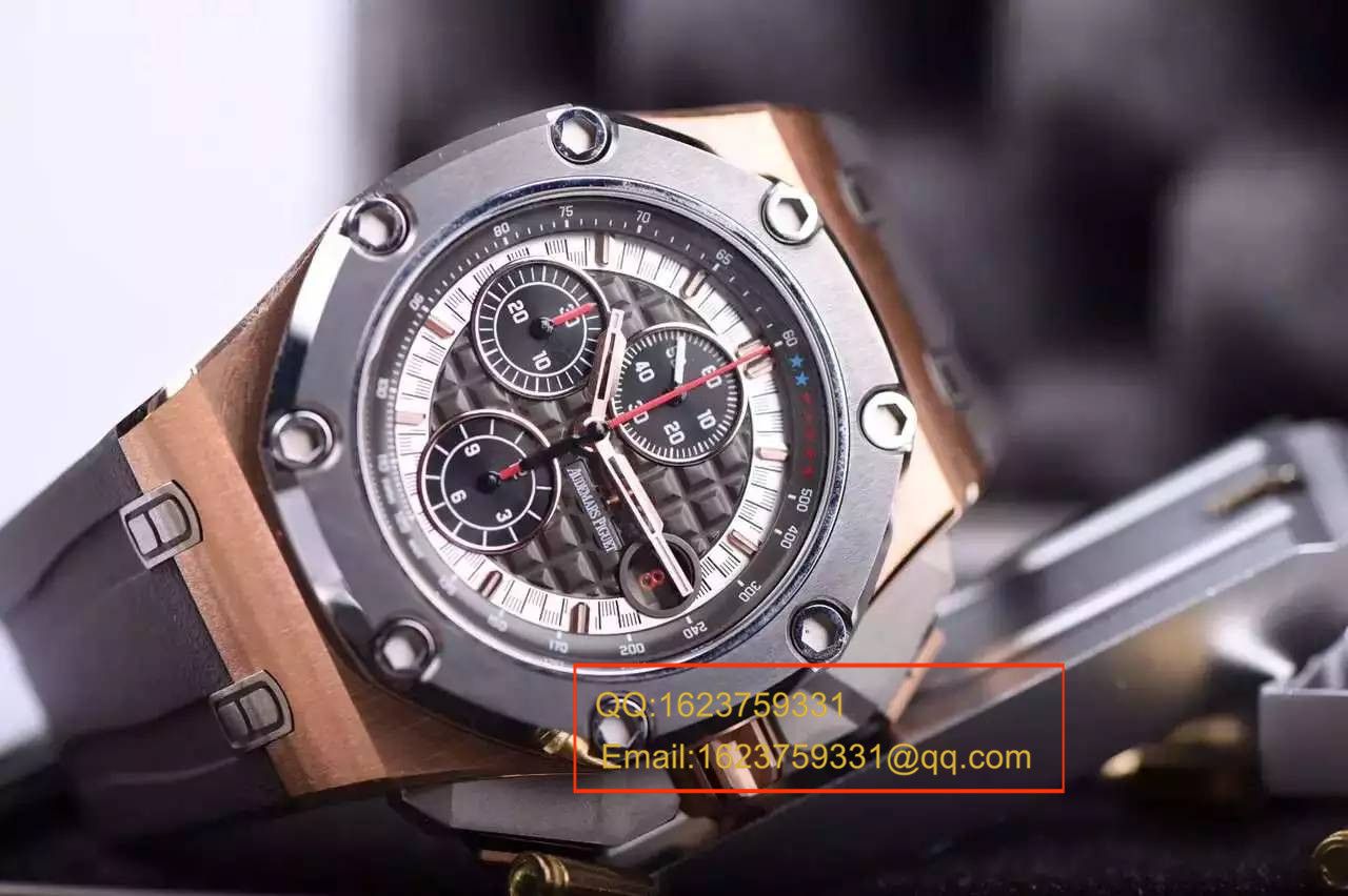 【独家 Video analysis JF Factory 一比一复刻高仿手表】Audemars Piguet 舒马赫限量版26568OM.OO.A004CA.01男表 / JF AP 26568OM