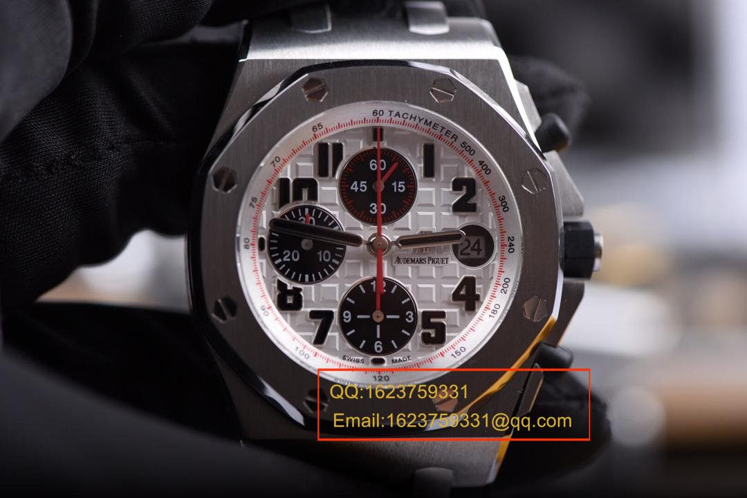 【JF Factory 一比一超A高精仿手表】Audemars Piguet  Royal Oak Offshore 系列26170ST.OO.D101CR.02小熊猫男表 / JF AP CB26170ST