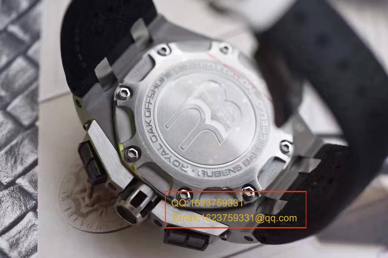 【独家视频测评JF Factory 1:1超A高仿手表】Audemars Piguet BR2 Royal Oak Offshore 系列26078IO.OO.D001VS.01男表 / JF AP CE26078IO