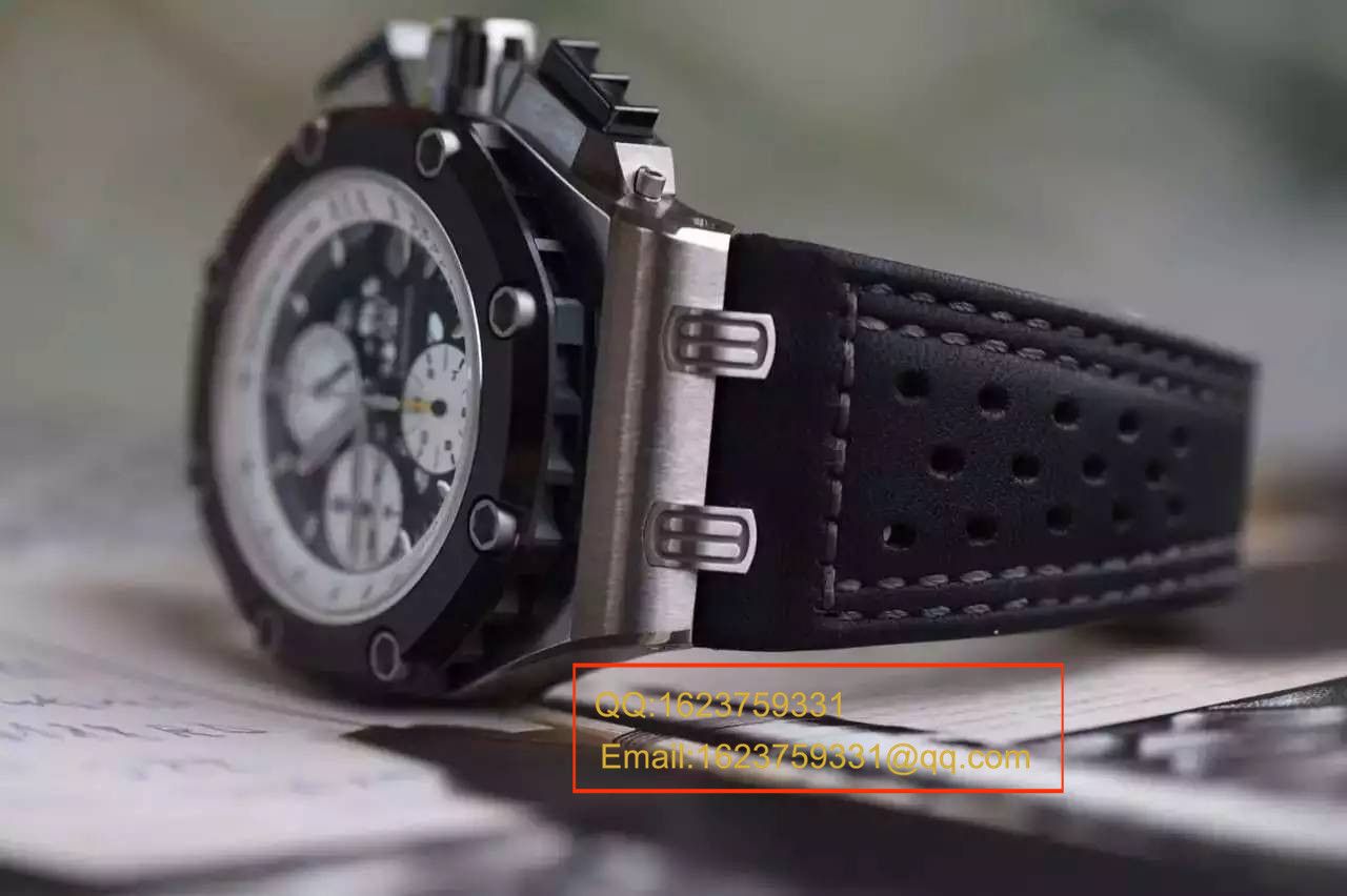 【独家视频测评JF Factory 1:1超A高仿手表】Audemars Piguet BR2 Royal Oak Offshore 系列26078IO.OO.D001VS.01男表 / JF AP CE26078IO