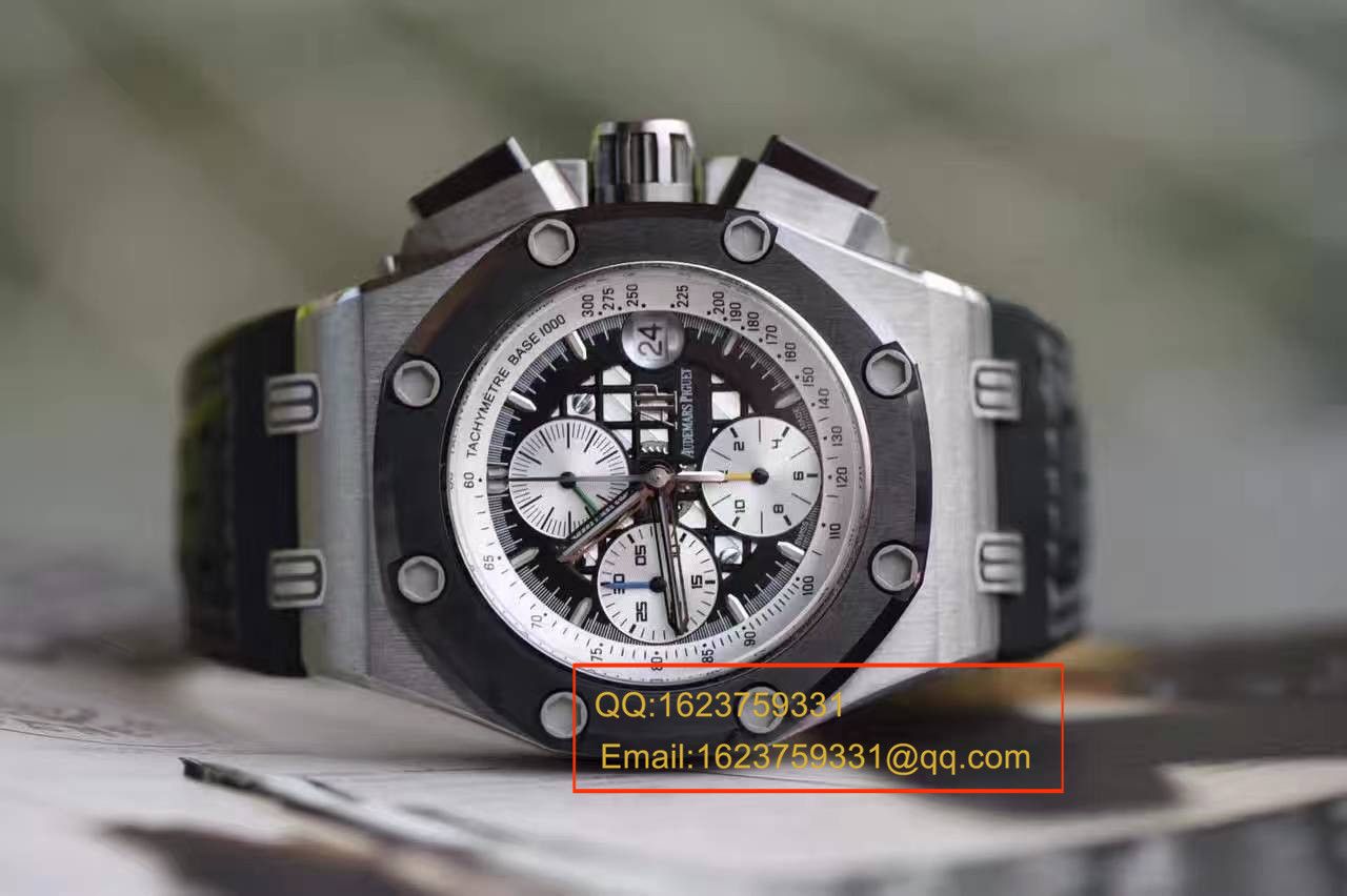 【独家视频测评JF Factory 1:1超A高仿手表】Audemars Piguet BR2 Royal Oak Offshore 系列26078IO.OO.D001VS.01男表 / JF AP CE26078IO