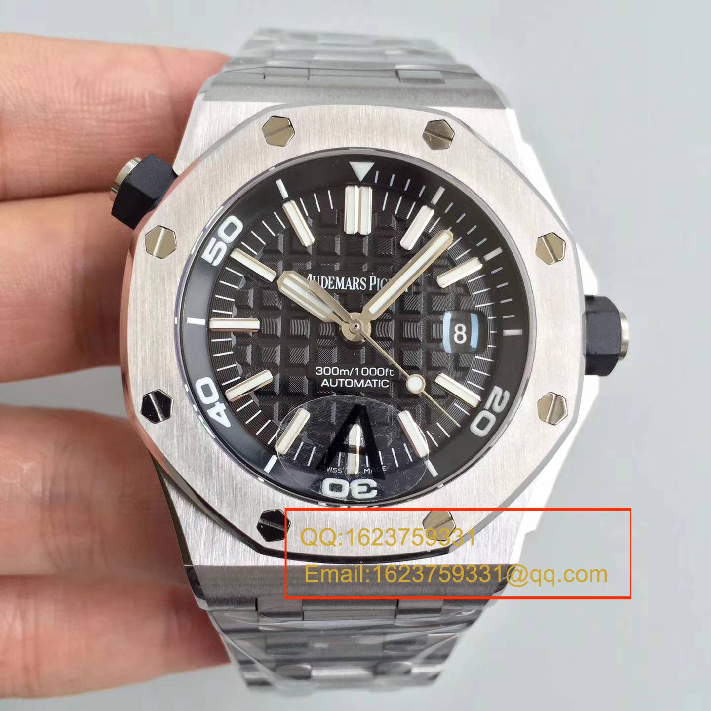 【独家视频测评JF一比一超A高仿手表】Audemars Piguet  Royal Oak Offshore 系列15710ST.OO.A002CA.01 wrist watch  / AP031B