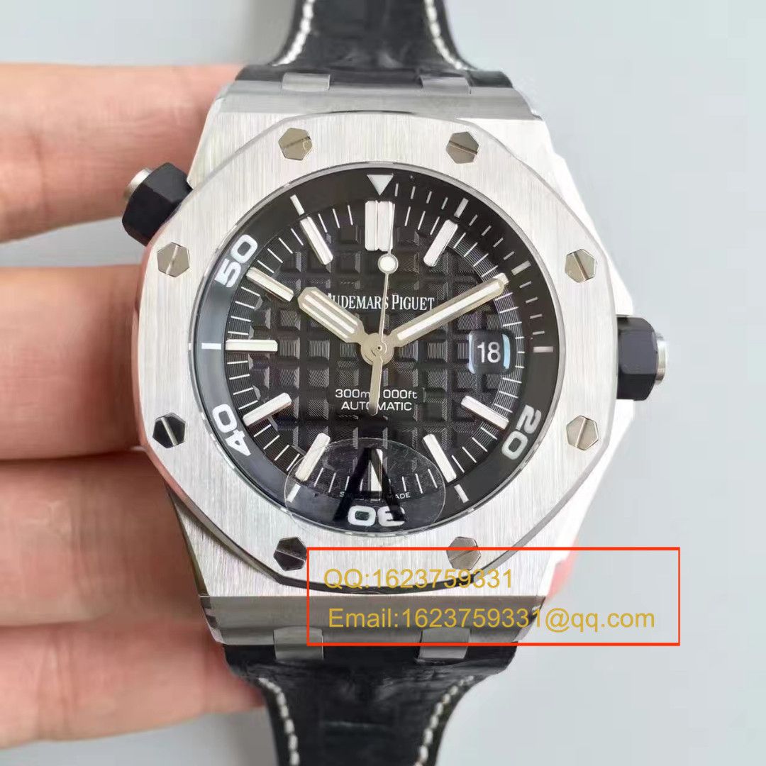 【独家视频测评JF一比一超A高仿手表】Audemars Piguet  Royal Oak Offshore 系列15710ST.OO.A002CA.01 wrist watch  / AP031B