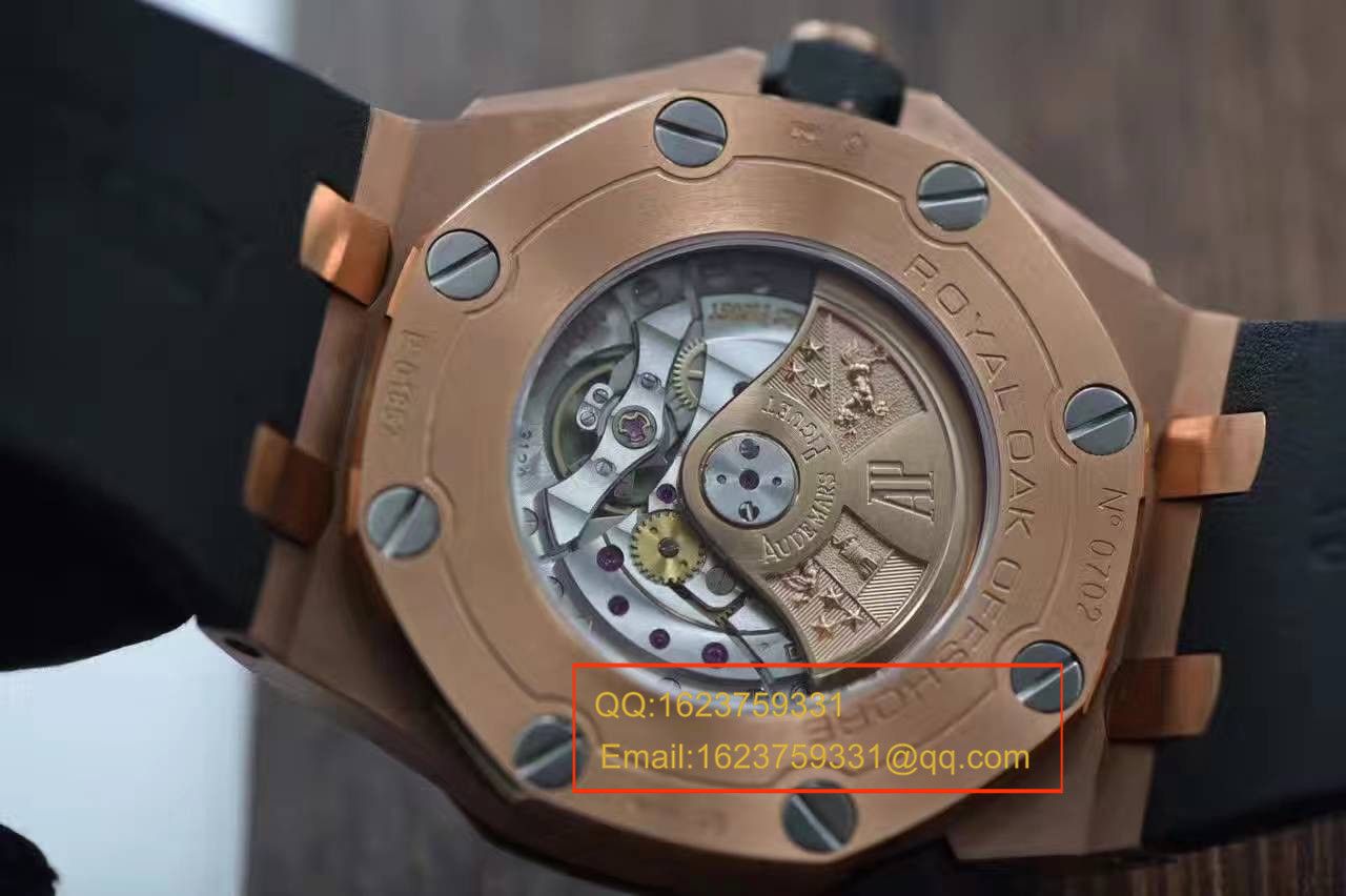 【视频测评JF一比一高仿 wrist watch 】Audemars Piguet  Royal Oak Offshore 系列 15709TR.OO.A005CR.01 wrist watch  / APBF077