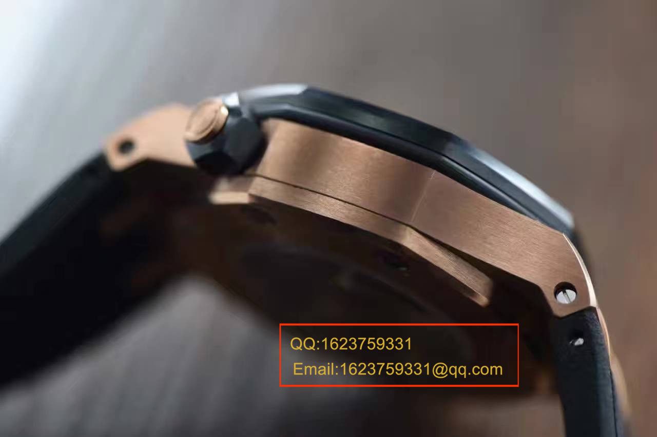 【视频测评JF一比一高仿 wrist watch 】Audemars Piguet  Royal Oak Offshore 系列 15709TR.OO.A005CR.01 wrist watch  / APBF077
