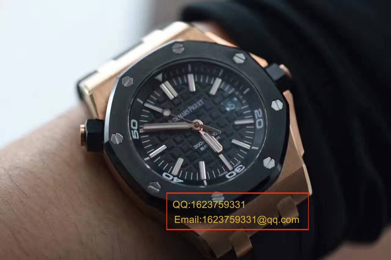 【视频测评JF一比一高仿 wrist watch 】Audemars Piguet  Royal Oak Offshore 系列 15709TR.OO.A005CR.01 wrist watch  / APBF077