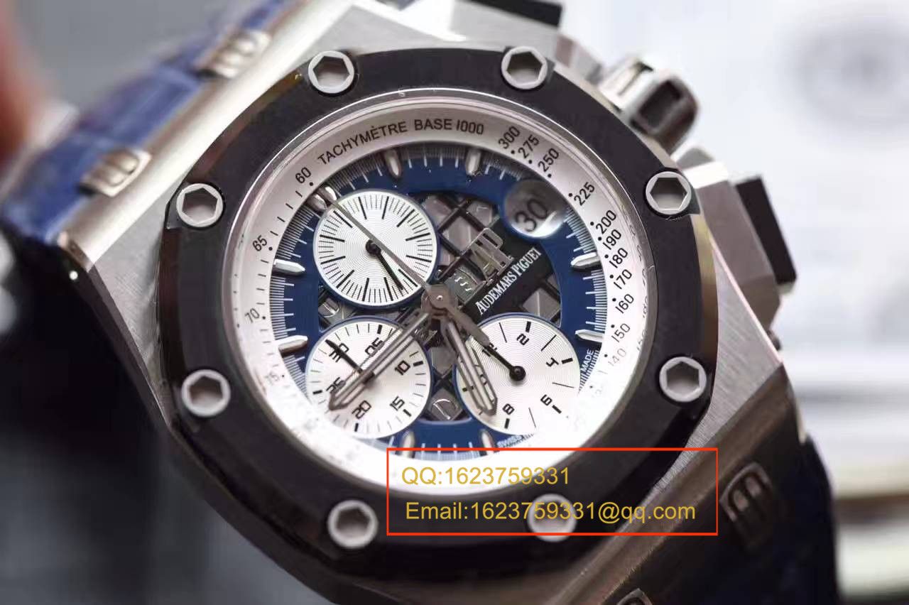【JF Factory 超A高仿手表】Audemars Piguet  Royal Oak Offshore BR2系列26078PO.OO.D018CR.01 wrist watch  / AP070
