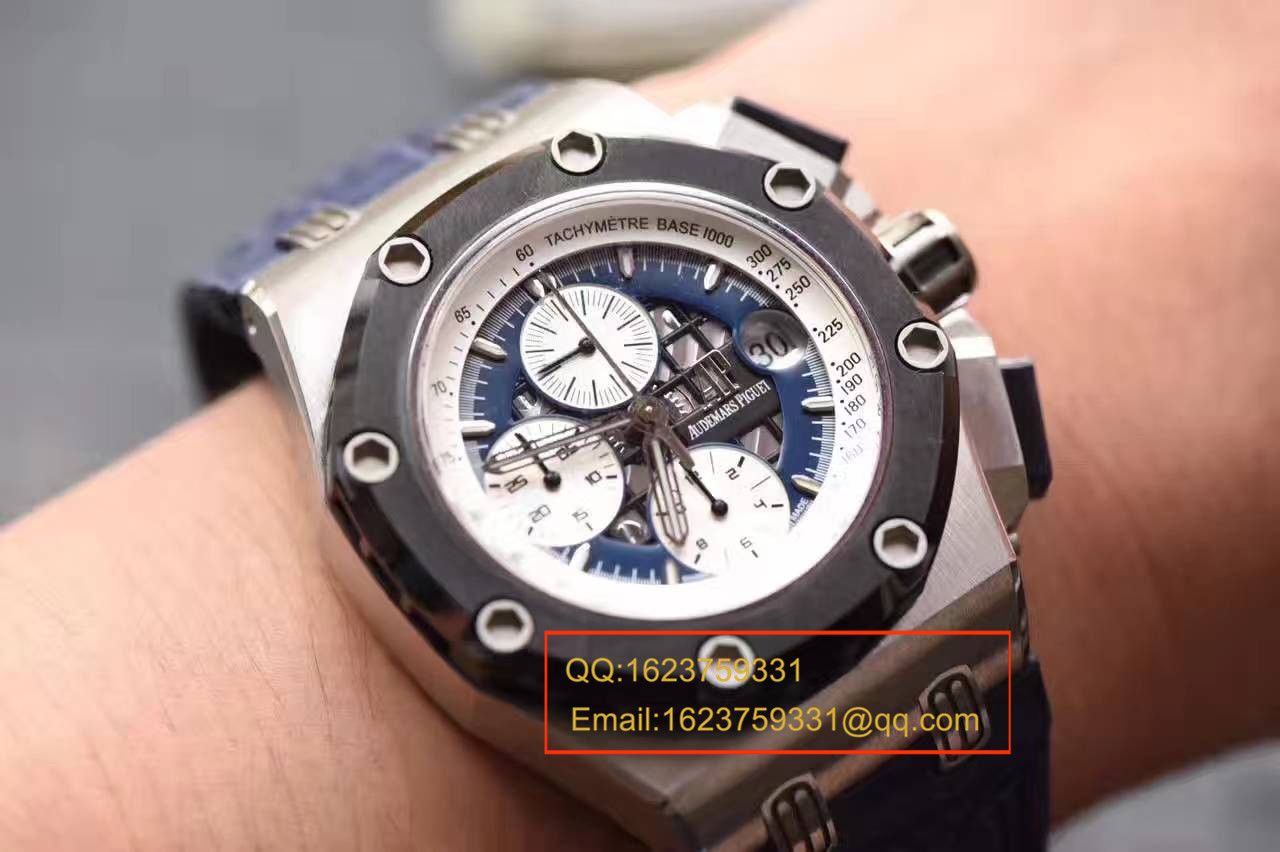 【JF Factory 超A高仿手表】Audemars Piguet  Royal Oak Offshore BR2系列26078PO.OO.D018CR.01 wrist watch  / AP070
