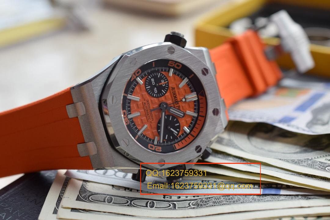 【JF Factory 1:1复刻高仿手表】Audemars Piguet  Royal Oak Offshore 鲜橙26703ST.OO.A070CA.01 wrist watch  / APCB027
