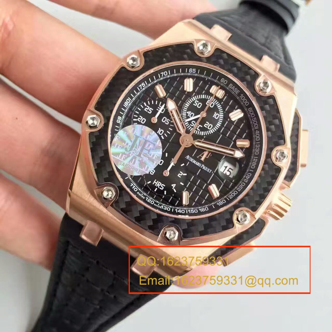 【JF Factory 超A高仿复刻手表】Audemars Piguet 千禧系列蒙托亚26030RO.OO.D001IN.01 wrist watch  / AP008