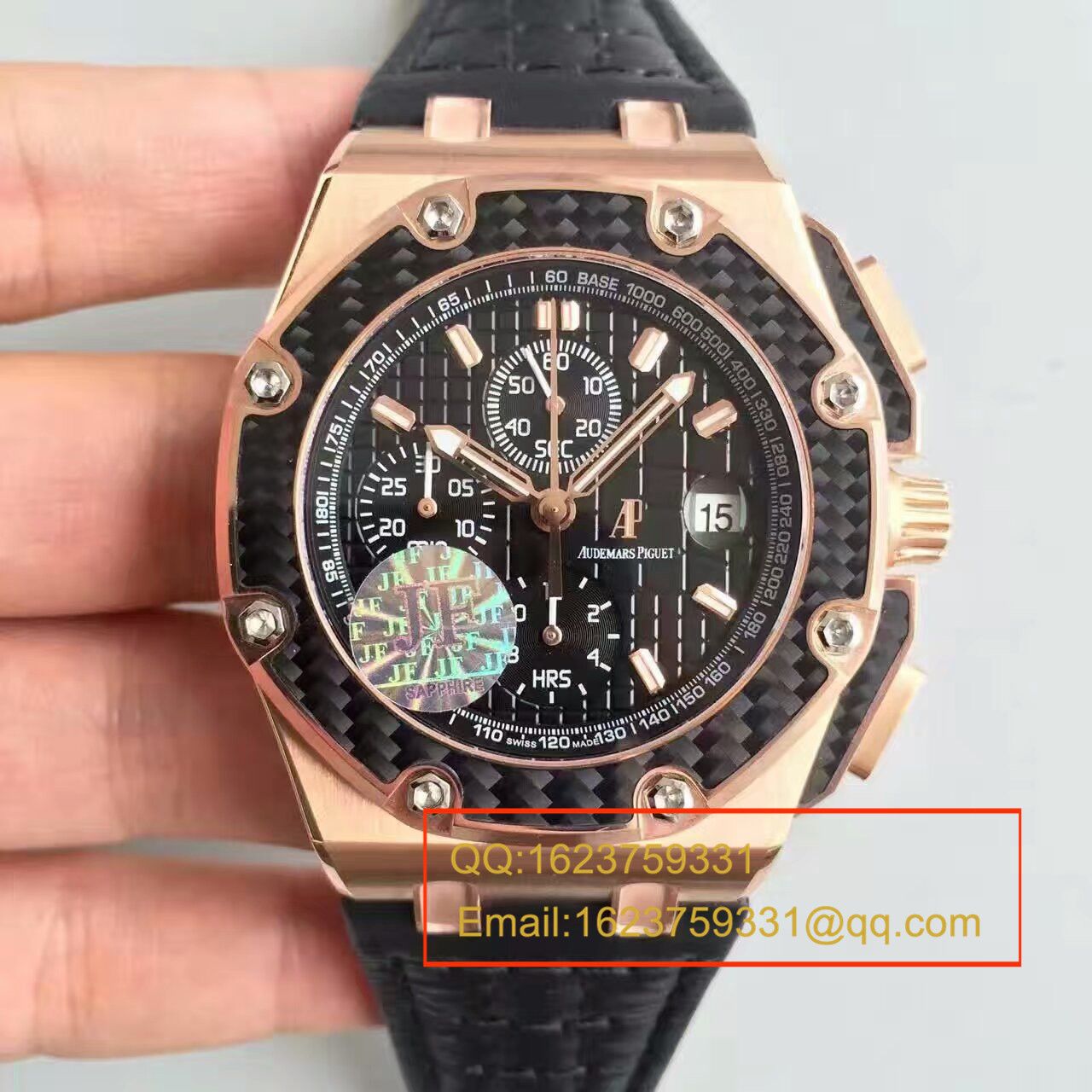 【JF Factory 超A高仿复刻手表】Audemars Piguet 千禧系列蒙托亚26030RO.OO.D001IN.01 wrist watch  / AP008