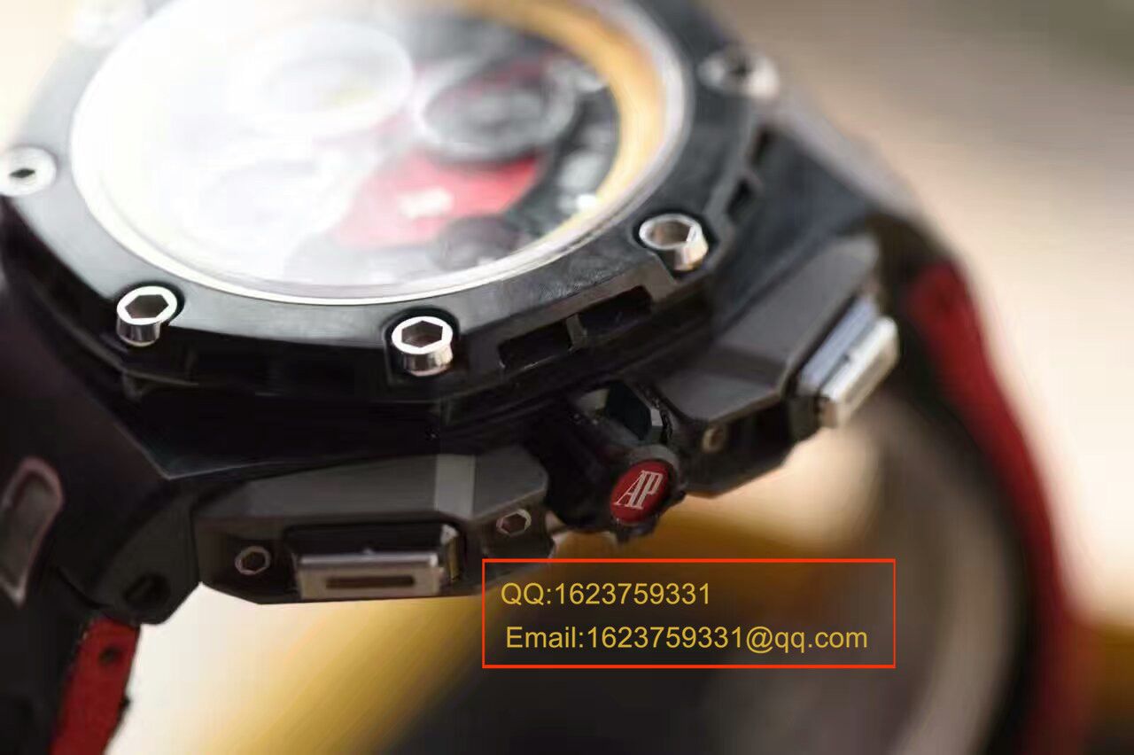【 Video analysis JF Factory 1:1超A高仿手表】Audemars Piguet 格兰披治大奖赛限定版26290IO.OO.A001VE.01机械 wrist watch  / AP041