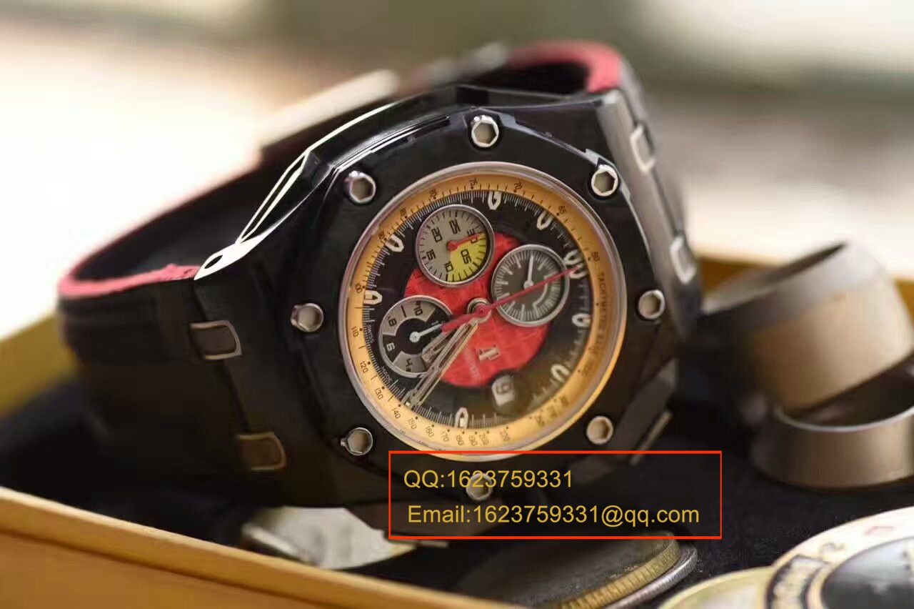【 Video analysis JF Factory 1:1超A高仿手表】Audemars Piguet 格兰披治大奖赛限定版26290IO.OO.A001VE.01机械 wrist watch  / AP041