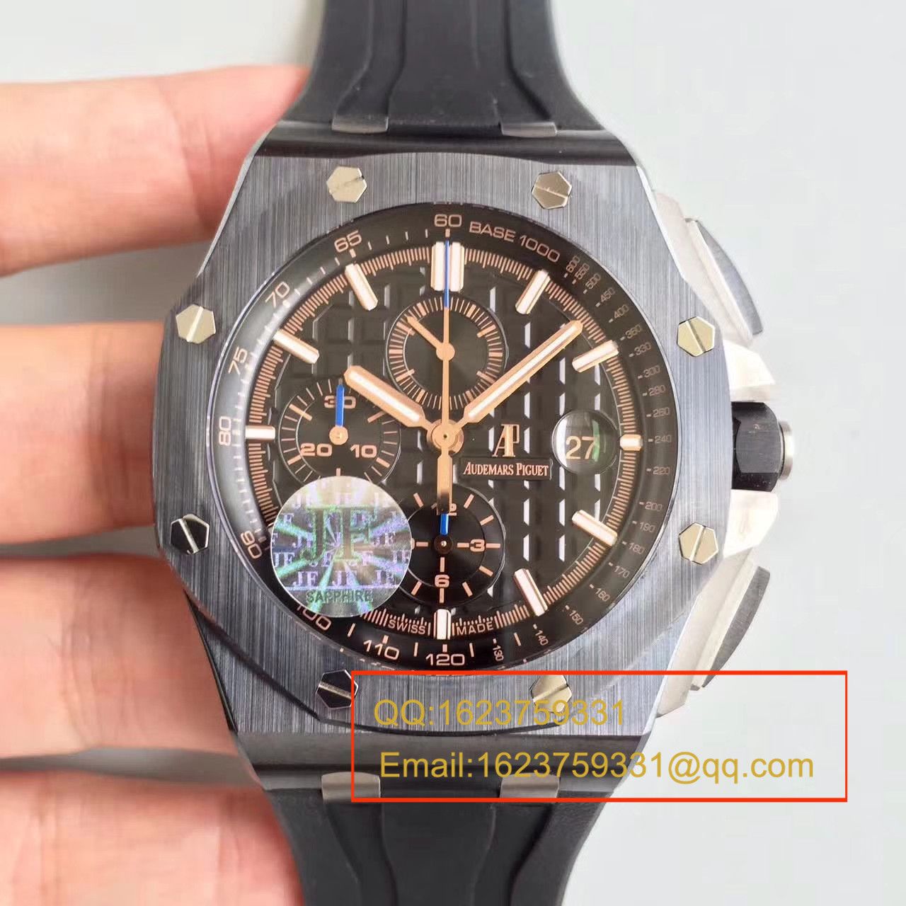 【 Video analysis JF Factory 一比一高精仿手表】Audemars Piguet  Royal Oak Offshore 系列26401RO.OO.A002CA.02 wrist watch  / AP109