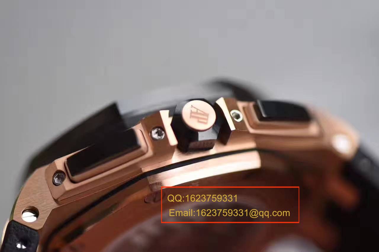 【 Video analysis JF Factory 一比一高精仿手表】Audemars Piguet  Royal Oak Offshore 系列26401RO.OO.A002CA.02 wrist watch  / AP109