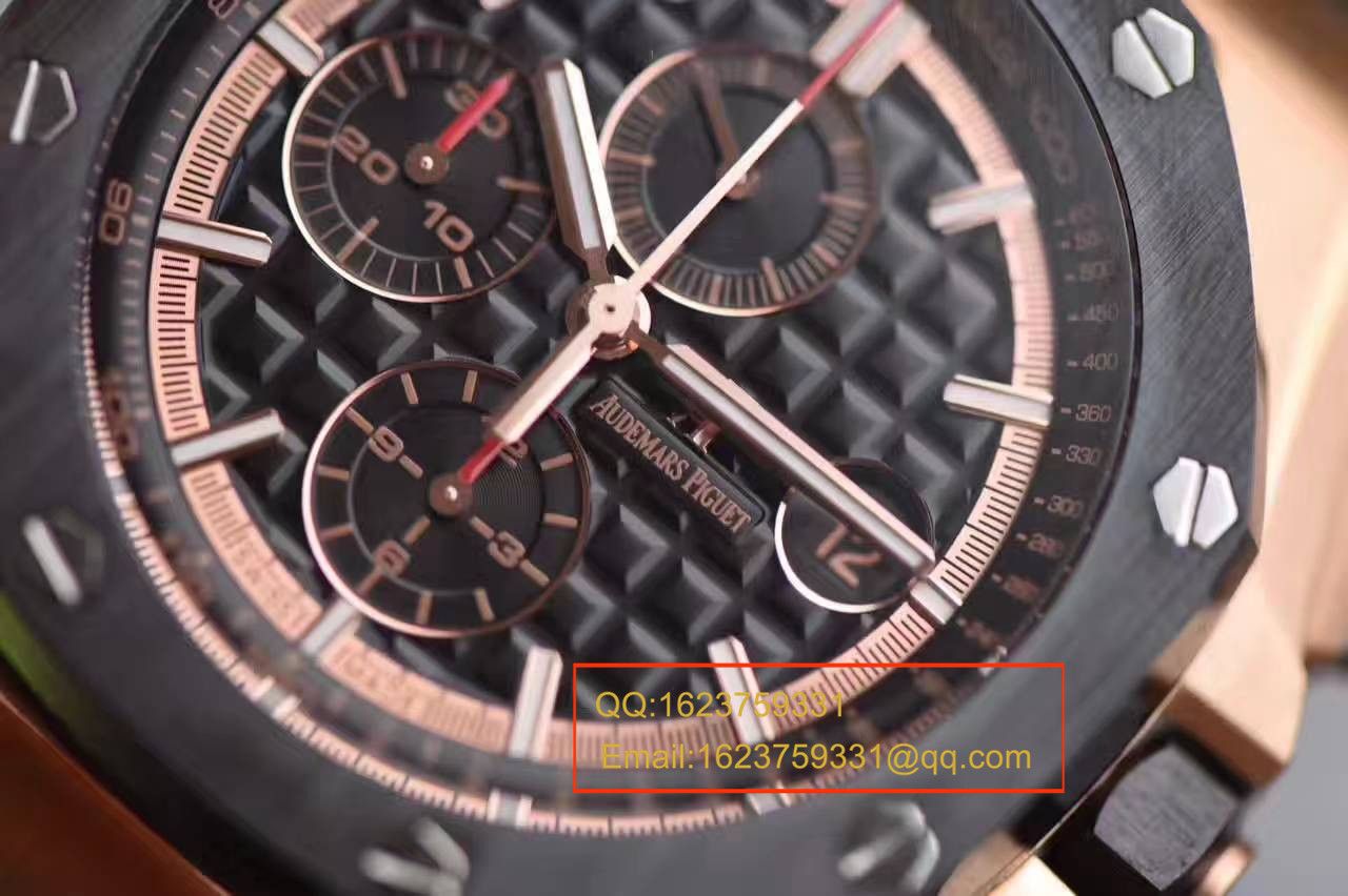 【 Video analysis JF Factory 一比一高精仿手表】Audemars Piguet  Royal Oak Offshore 系列26401RO.OO.A002CA.02 wrist watch  / AP109