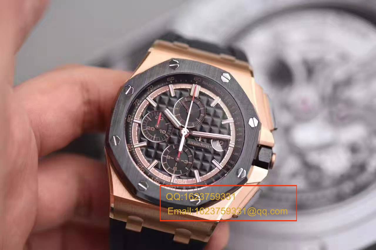 【 Video analysis JF Factory 一比一高精仿手表】Audemars Piguet  Royal Oak Offshore 系列26401RO.OO.A002CA.02 wrist watch  / AP109