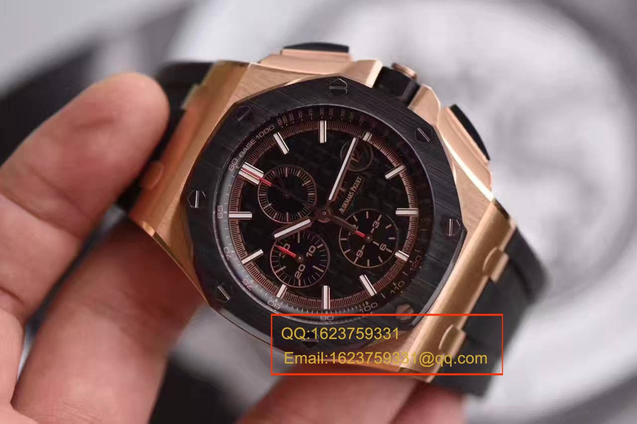 【 Video analysis JF Factory 一比一高精仿手表】Audemars Piguet  Royal Oak Offshore 系列26401RO.OO.A002CA.02 wrist watch  / AP109