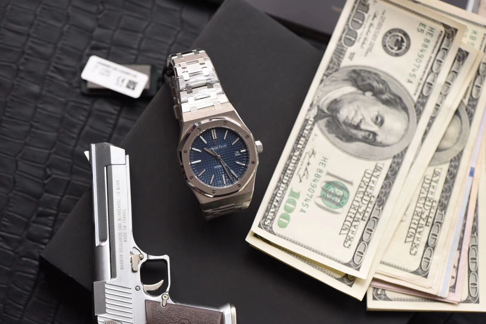 【视频解说】JF Factory 一比一高精仿手表之Audemars Piguet 皇家橡树系列15400ST.OO.1220ST.02男表 / APBF022B