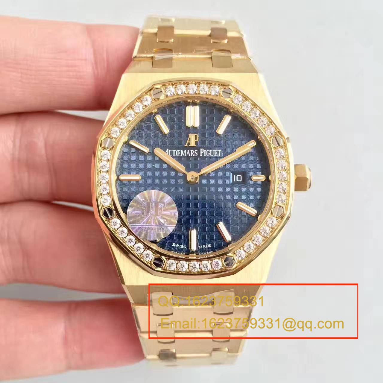 【视频解析1:1复刻高仿手表】Audemars Piguet 皇家橡树系列67651ST.ZZ.1261ST.01女装石英 Movement  / APAD089