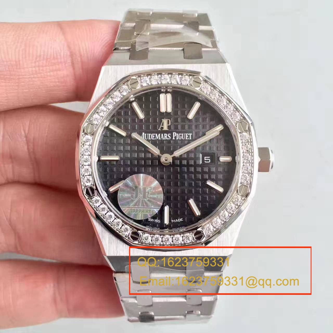 【视频解析1:1复刻高仿手表】Audemars Piguet 皇家橡树系列67651ST.ZZ.1261ST.01女装石英 Movement  / APAD089