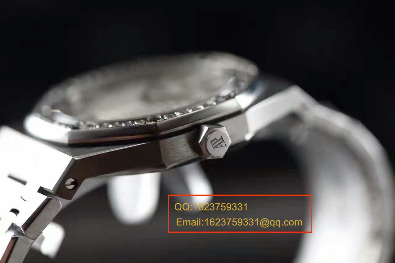【视频解析1:1复刻高仿手表】Audemars Piguet 皇家橡树系列67651ST.ZZ.1261ST.01女装石英 Movement  / APAD089