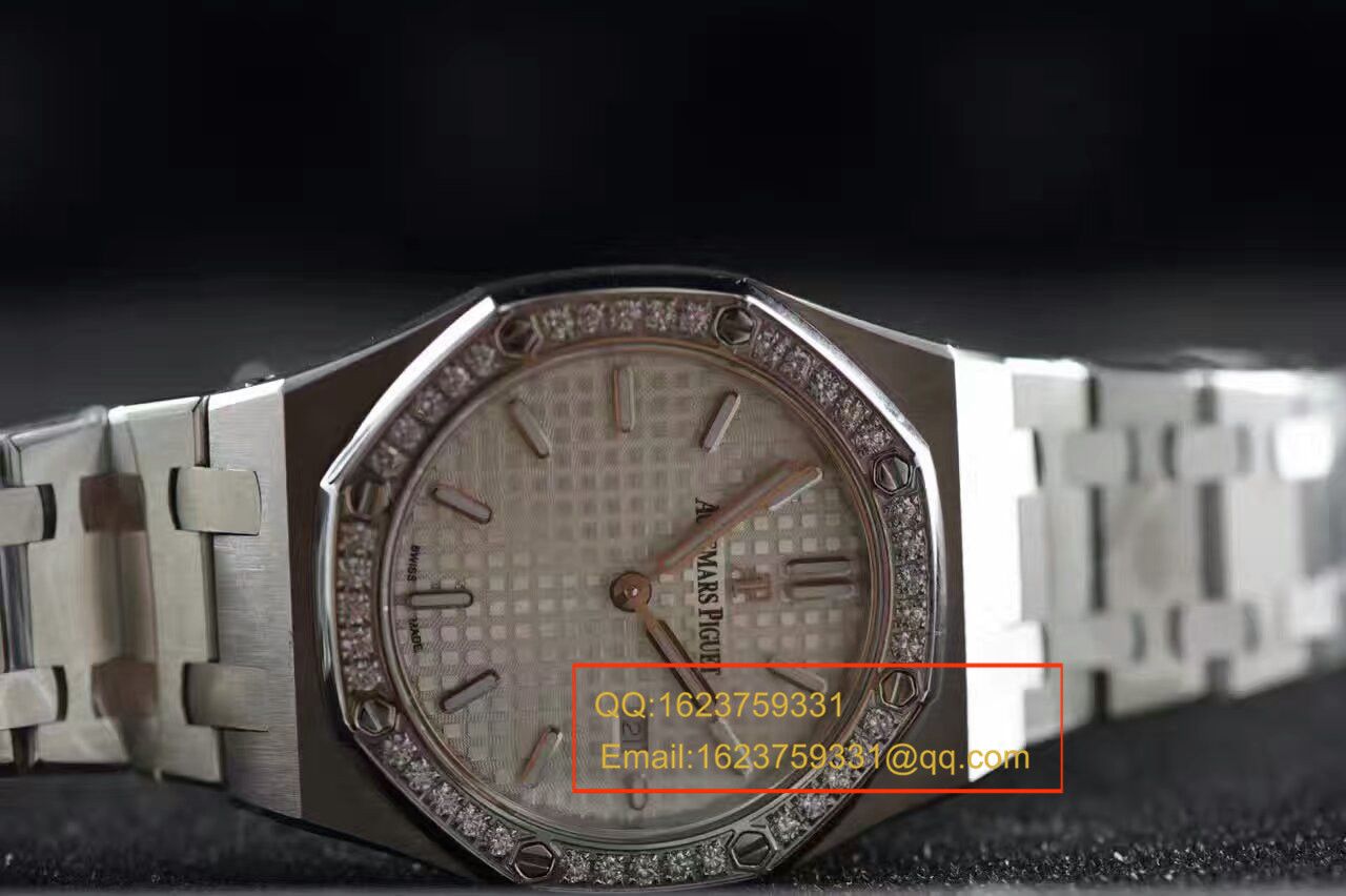 【视频解析1:1复刻高仿手表】Audemars Piguet 皇家橡树系列67651ST.ZZ.1261ST.01女装石英 Movement  / APAD089