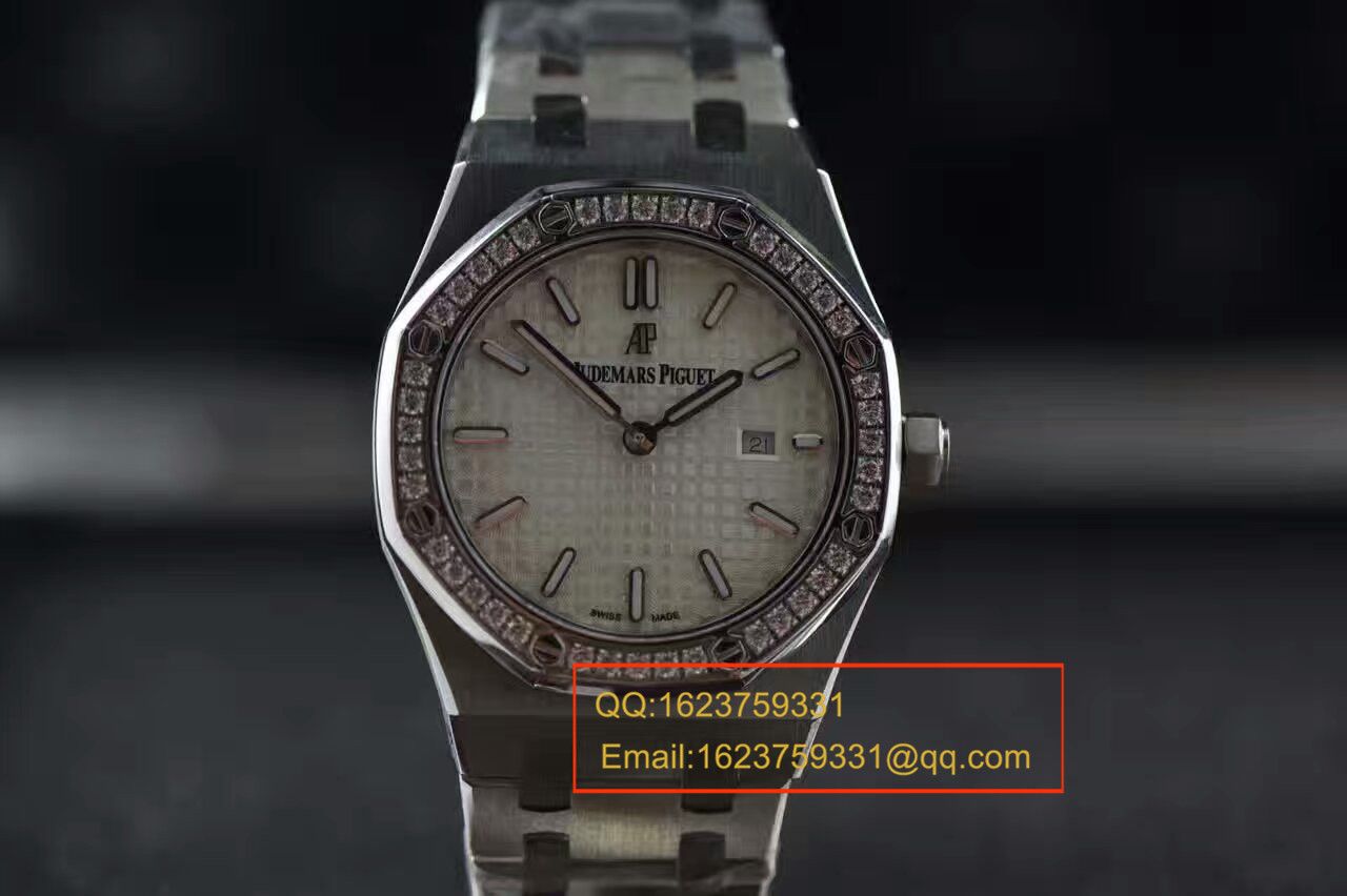 【视频解析1:1复刻高仿手表】Audemars Piguet 皇家橡树系列67651ST.ZZ.1261ST.01女装石英 Movement  / APAD089
