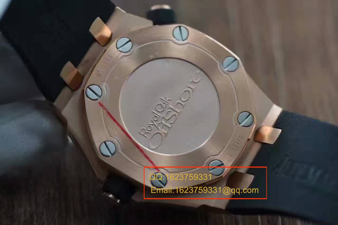 【 Video analysis JF Factory 一比一高仿手表】Audemars Piguet  Royal Oak Offshore 系列15709TR.OO.A005CR.01男表 / AP077A