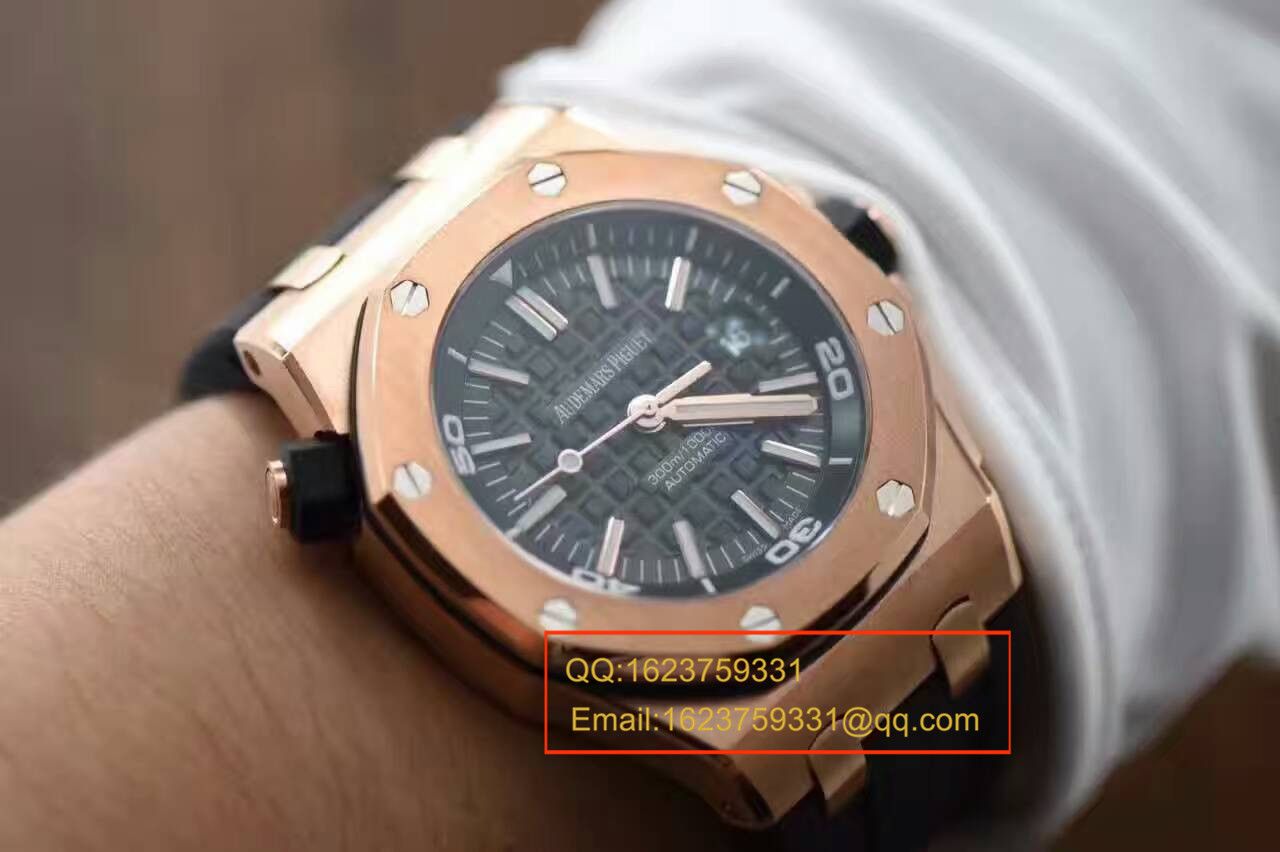 【 Video analysis JF Factory 一比一高仿手表】Audemars Piguet  Royal Oak Offshore 系列15709TR.OO.A005CR.01男表 / AP077A