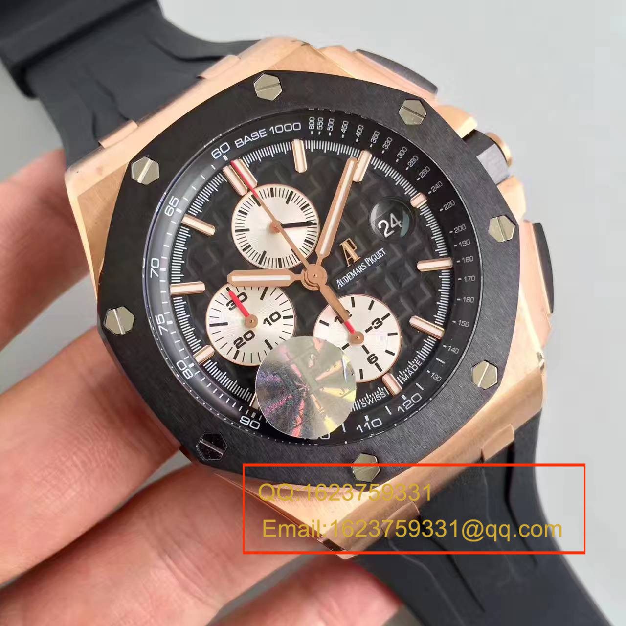 【 Video analysis JF Factory 一比一高精仿手表】Audemars Piguet 皇家橡树大熊猫金壳26401RO.OO.A002CA.01男表 / JF AP CF26401RO