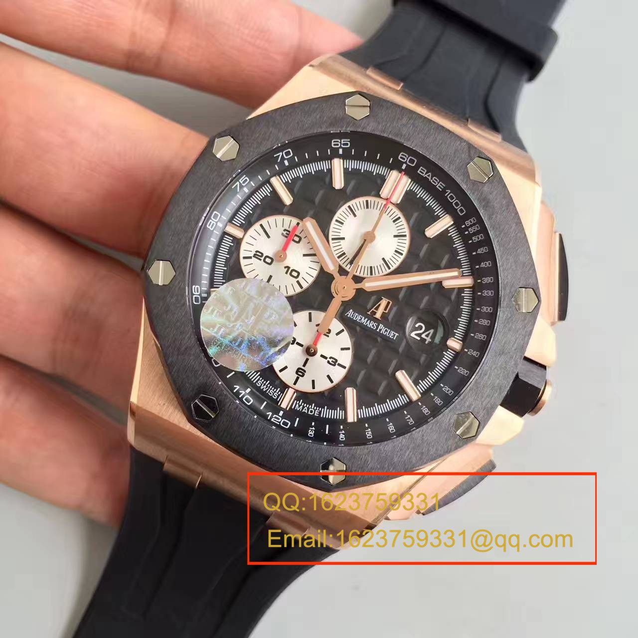 【 Video analysis JF Factory 一比一高精仿手表】Audemars Piguet 皇家橡树大熊猫金壳26401RO.OO.A002CA.01男表 / JF AP CF26401RO