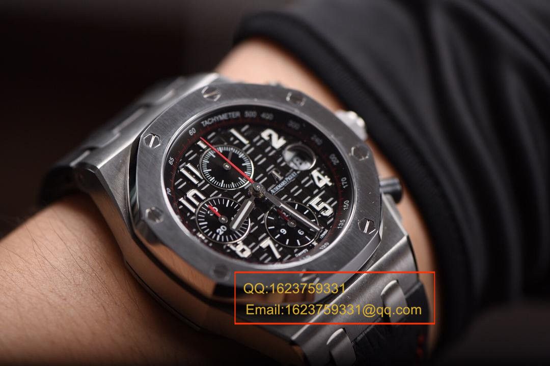 【 Video analysis JF Factory  top 1:1高精仿手表】Audemars Piguet  Royal Oak Offshore 系列26470ST.OO.A101CR.01男表 / JF AP 26470ST
