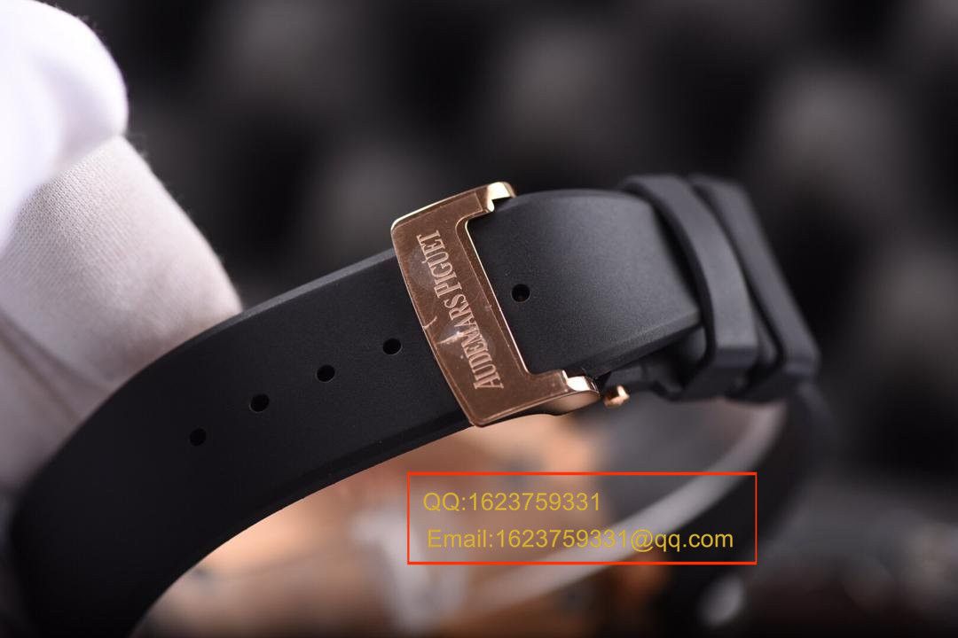 【实拍图鉴赏】JF Factory 超A1:1高仿手表之Audemars Piguet  Royal Oak Offshore 系列25940OK.OO.D002CA.02男表 / JF AP CD25940OK