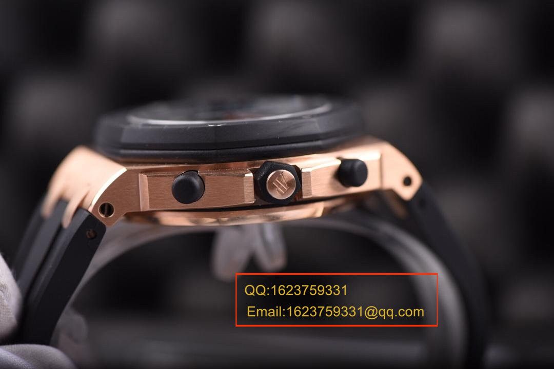 【实拍图鉴赏】JF Factory 超A1:1高仿手表之Audemars Piguet  Royal Oak Offshore 系列25940OK.OO.D002CA.02男表 / JF AP CD25940OK