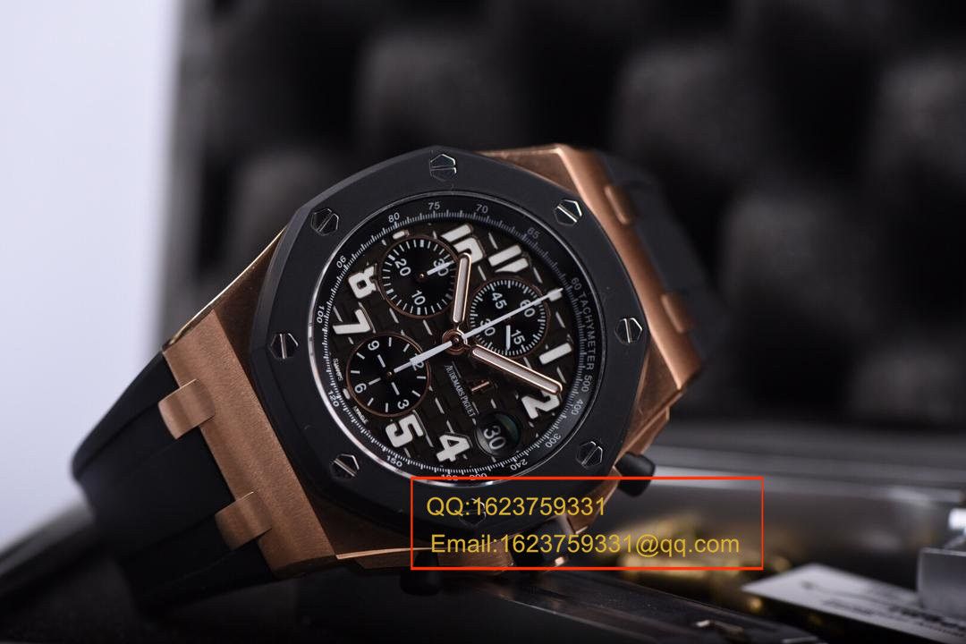 【实拍图鉴赏】JF Factory 超A1:1高仿手表之Audemars Piguet  Royal Oak Offshore 系列25940OK.OO.D002CA.02男表 / JF AP CD25940OK