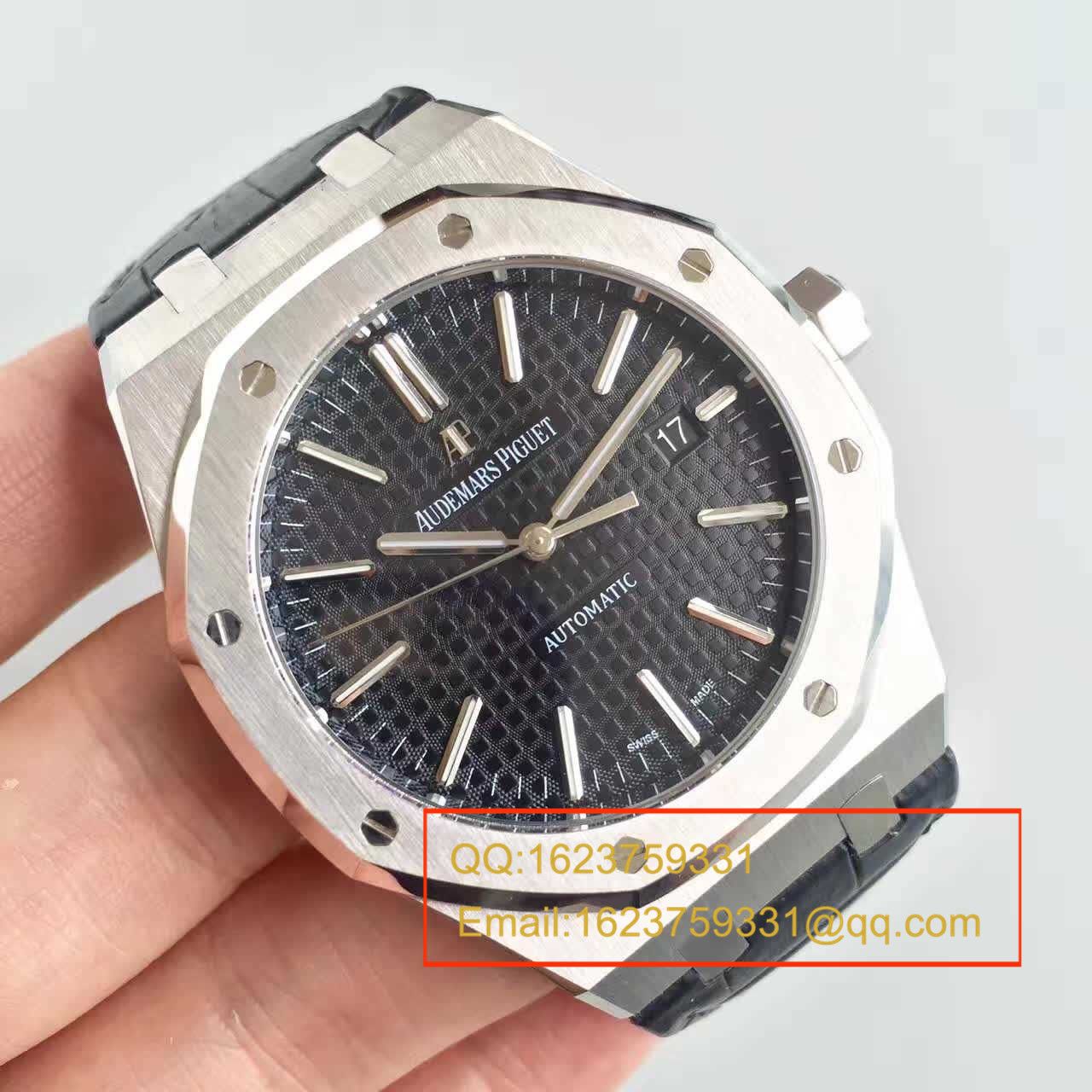 【JF Factory 一比一超A高仿手表】Audemars Piguet 皇家橡树系列15400ST.OO.1220ST.01 wrist watch  / AP112