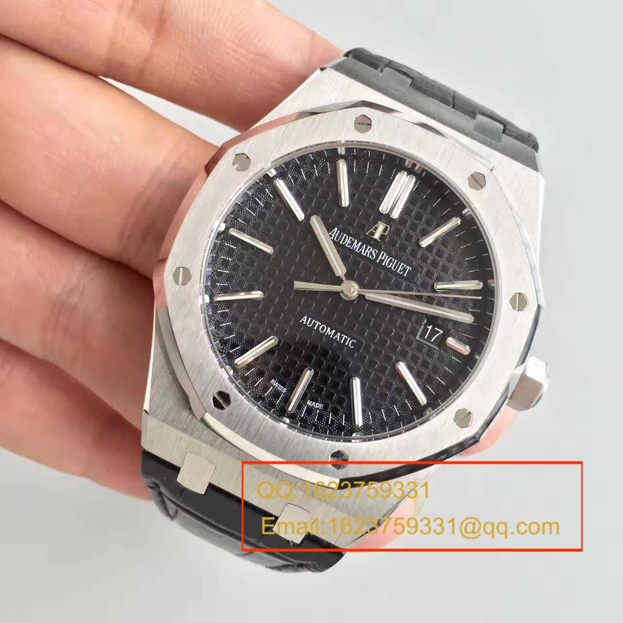 【JF Factory 一比一超A高仿手表】Audemars Piguet 皇家橡树系列15400ST.OO.1220ST.01 wrist watch  / AP112