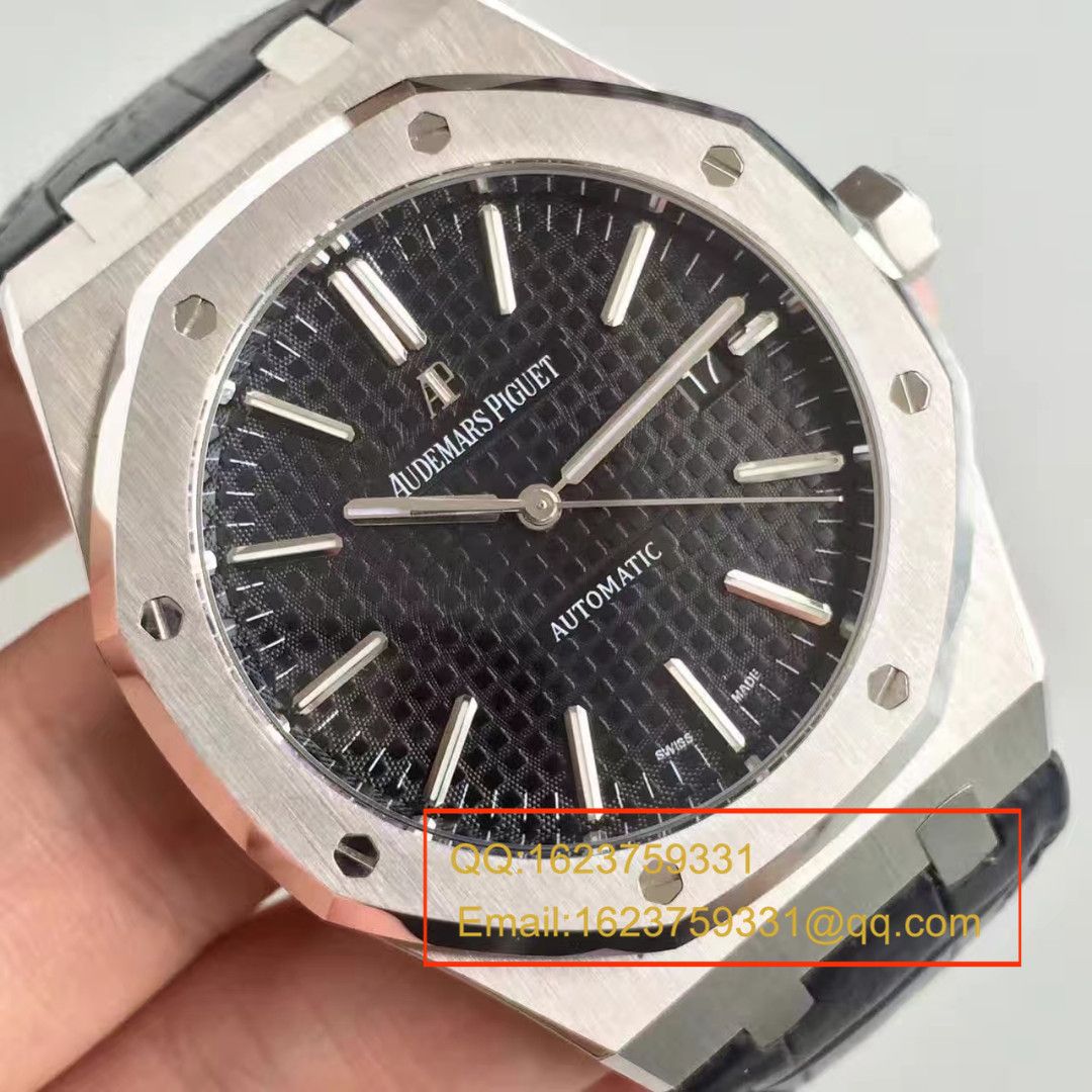 【JF Factory 一比一超A高仿手表】Audemars Piguet 皇家橡树系列15400ST.OO.1220ST.01 wrist watch  / AP112