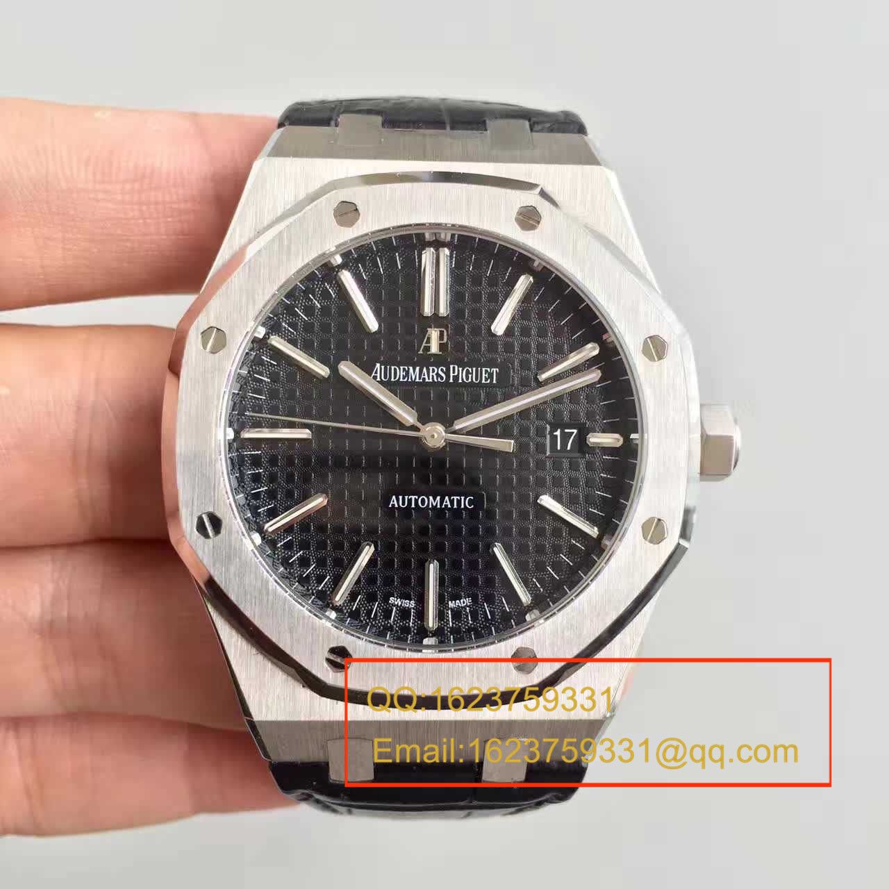 【JF Factory 一比一超A高仿手表】Audemars Piguet 皇家橡树系列15400ST.OO.1220ST.01 wrist watch  / AP112